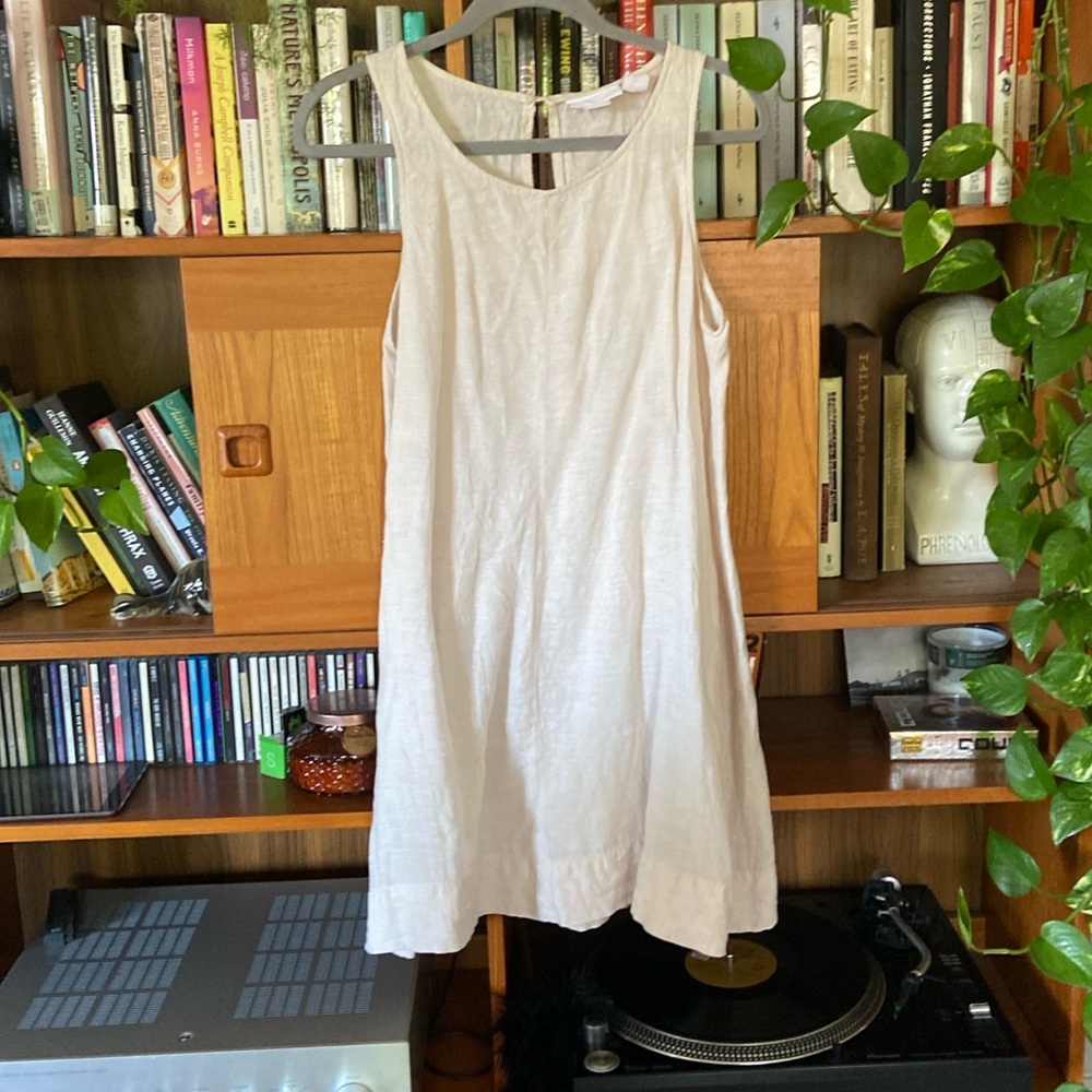 Linen mini dress